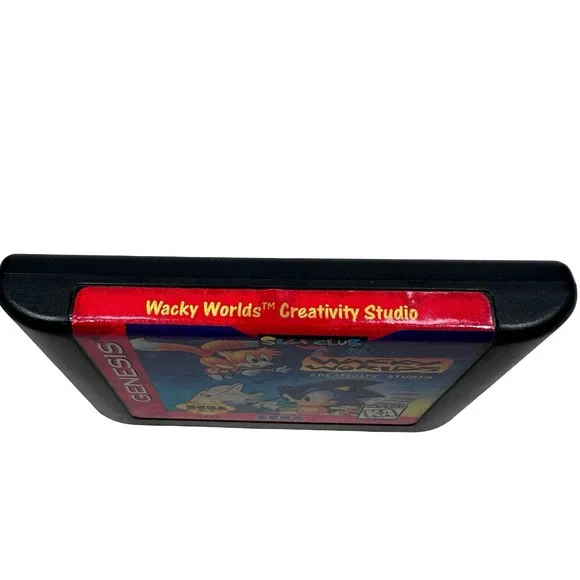 Wacky Worlds Creativity Studio Sega Genesis Game Cartridge Video Game - Picture 3 of 5
